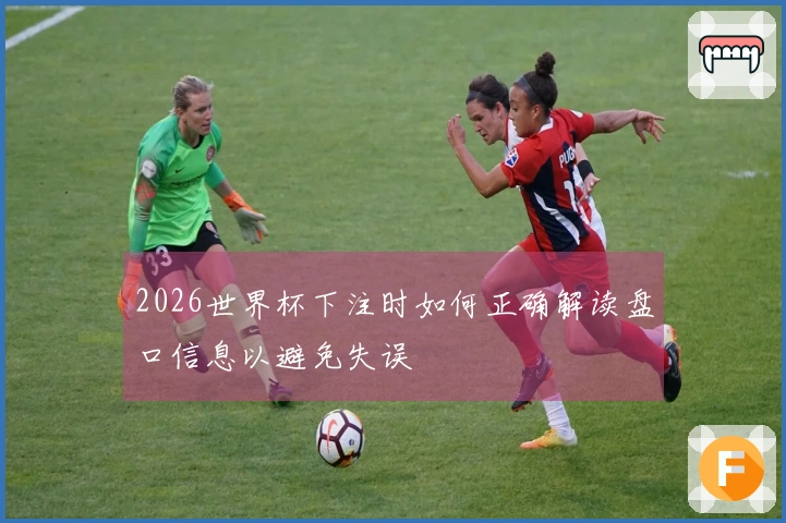 2026世界杯下注时如何正确解读盘口信息以避免失误