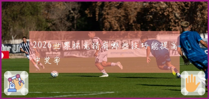 2026世界杯竞猜有哪些技巧能提高中奖率